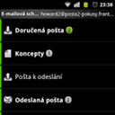 E-mail v mobilu – složky