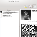 Kontact – adresář